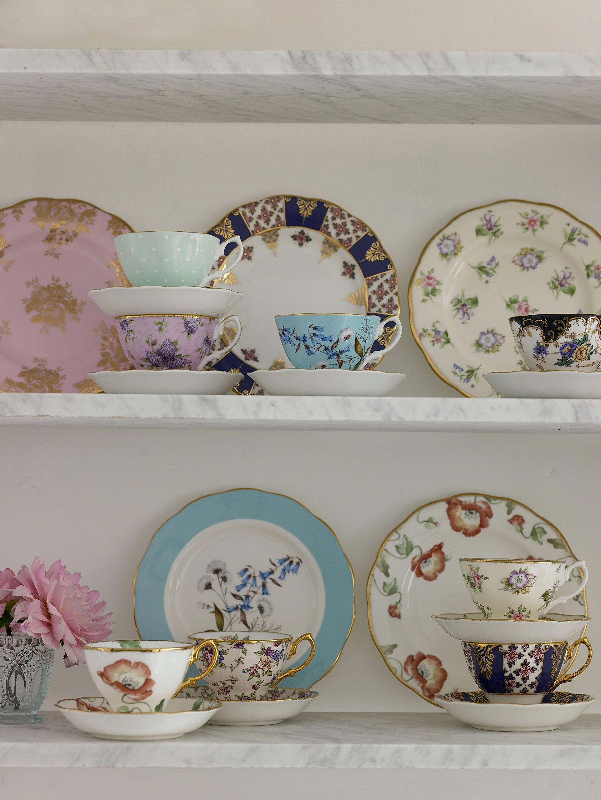 Royal Albert 100 Years 1950-1990 Plate Set, Mixed Patterns, 5-Piece - Image 3